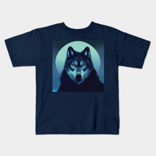 Lunar Wolf Kids T-Shirt